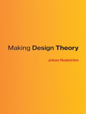 cover image of Making Design Theory